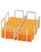 Porta tovaglioli in filo cromato in acciaio inox - cm 14x14x6,5h