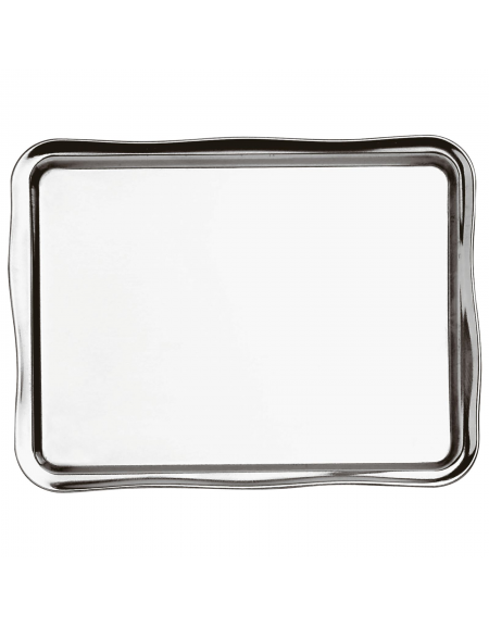 Vassoio porta conto acciaio inox - cm 22x15