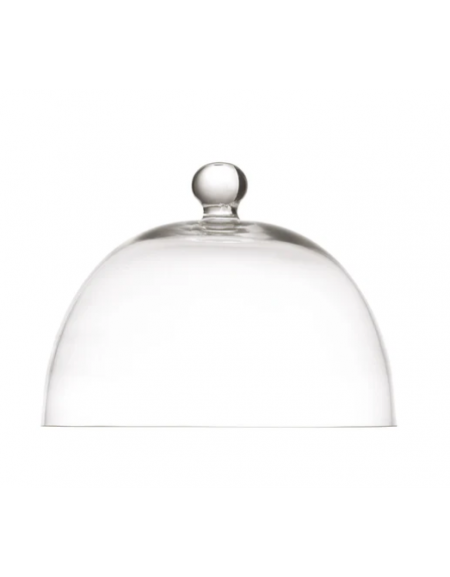Cloche in policarbonato trasparente - forma a campana - diametro cm 30 - altezza 22