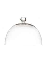 Cloche in policarbonato trasparente - forma a campana - diametro cm 30 - altezza 22