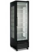 Vetrina congelatore statica negativa  -18° -23°C con 3 lati in vetro colore nero  - N° 6 Ripiani refrigeranti - cm 60x70x202h