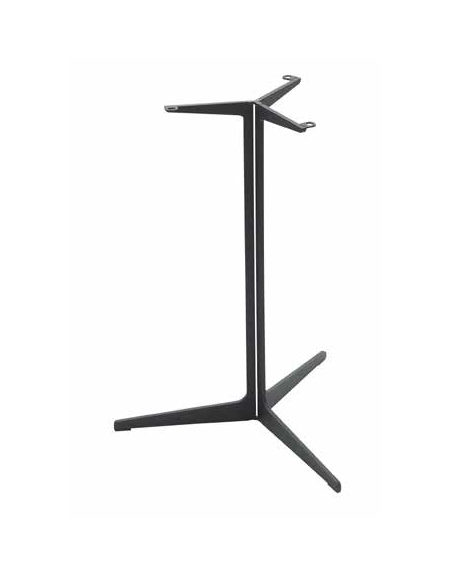 Base in lamiera tranciata e verniciata - colore nero - cm 72h