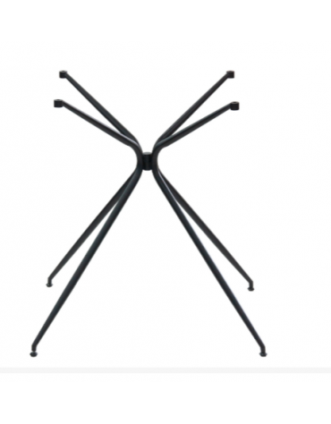 Base per tavolo, in tondino di metallo pieno verniciata, piedini regolabili- cm 72h