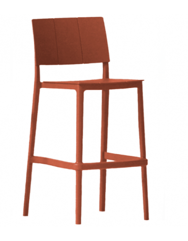 Sgabello in polipropilene, anti raggi UV - cm 44x41x104h