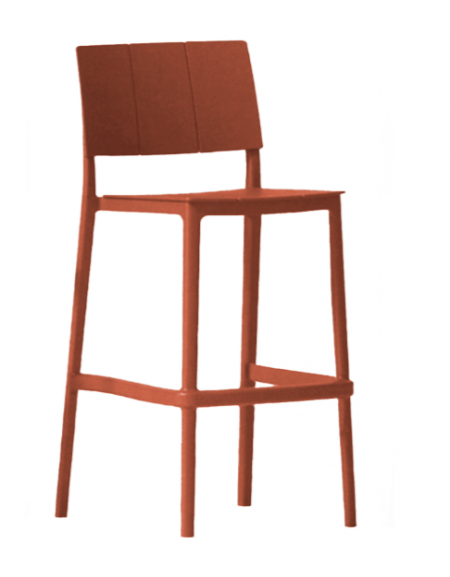 Sgabello in polipropilene, anti raggi UV - cm 44x41x104h