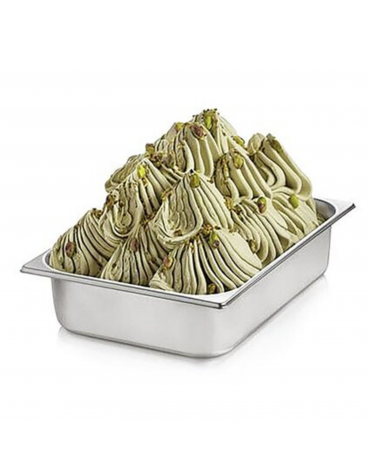 Bacinella gelato rettangolare in acciaio inox - capacità Lt. 8 - cm 36x25x12h