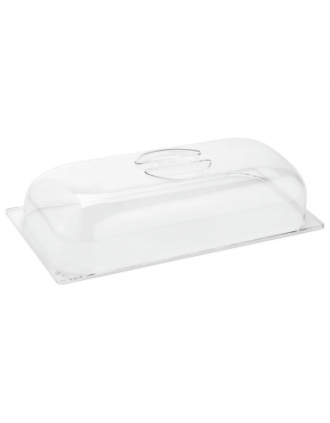 Coperchio per bacinella gelato in policarbonato trasparente - cm 36x16,5
