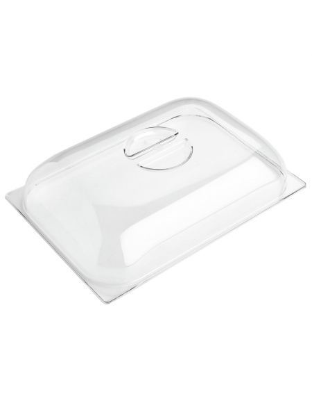 Coperchio per bacinella gelato in policarbonato trasparente - cm 36x25