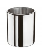 Carapina per gelato in acciaio inox - capacità Lt. 7,3 - diametro cm 20 - altezza cm 25