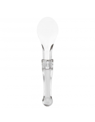 Spatola gelato in acciaio inox - colore manico bianco - lunghezza cm 27