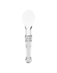 Spatola gelato in acciaio inox - colore manico bianco - lunghezza cm 27