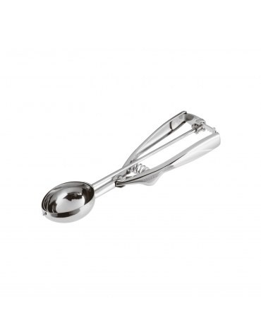 Porzionatore gelato ovale in acciaio inox - capacità Lt 1/30 - diametro mm 60