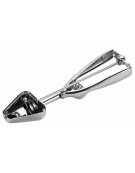 Porzionatore gelato triangolare in acciaio inox - capacità Lt 1/30