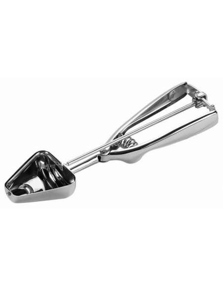 Porzionatore gelato triangolare in acciaio inox - capacità Lt 1/30