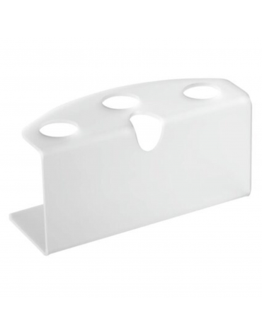 Porta coni da banco in PMMA - diametro mm 3,5 - dimensione tot. cm 21x8,5x11h
