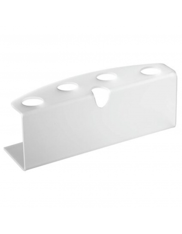 Porta coni da banco in PMMA - diametro mm 3,5 - dimensione tot. cm 28,5x8,5x11h