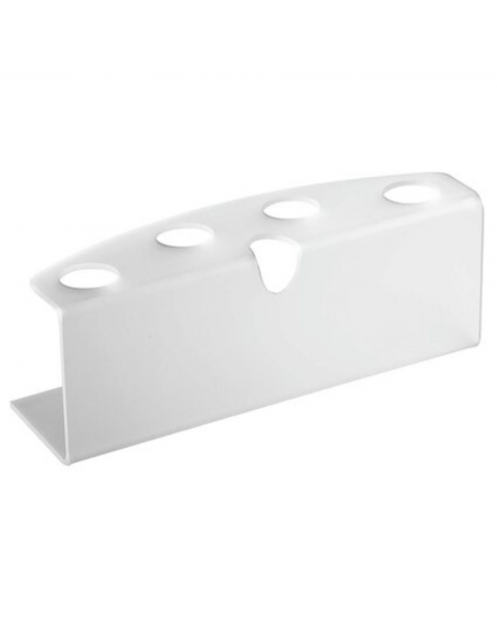 Porta coni da banco in PMMA - diametro mm 3,5 - dimensione tot. cm 28,5x8,5x11h