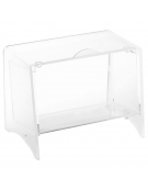 Contenitore porta palette gelato in PMMA trasparente - cm 19x12,5x14h