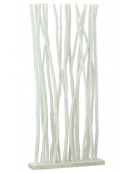 Divisorio struttura in teak - colore legno o bianco - cm 90x20x190h