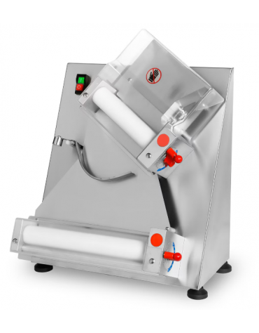 Stendipizza professionale in acciaio inox AISI304 - rulli in resina alimentare - pizza diametro da 10 a 30 cm