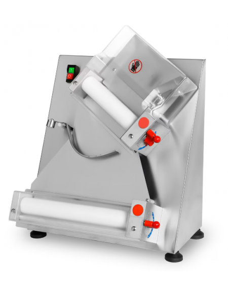 Stendipizza professionale in acciaio inox AISI304 - rulli in resina alimentare - pizza diametro da 10 a 30 cm