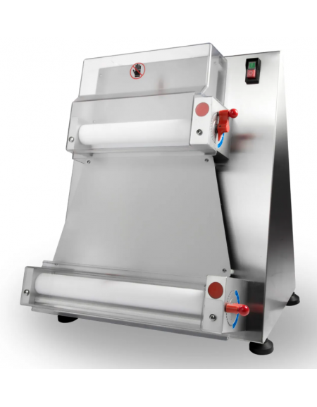 Stendipizza professionale in acciaio inox AISI304 - rulli in resina alimentare - pizza diametro da 10 a 40 cm