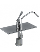 Coperchio con dispenser professionale in acciaio 304 - compatibilità contenitore GN1/3 - Capacità erogazione ml 15 per erogazion