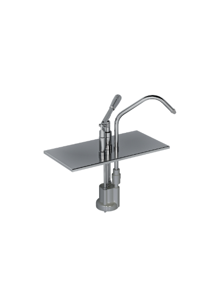 Coperchio con dispenser professionale in acciaio 304 - compatibilità contenitore GN1/3 - Capacità erogazione ml 15 per erogazion