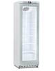 Armadio Vetrina in colore bianco con porta a vetro senza cornice -Refrigerazione statica con agitatore +2°/+10°C-cm 60x62,5x186h