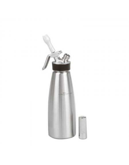 Sifone panna montata in acciaio inox, solo per preparazioni fredde - capacità lt. 0,5