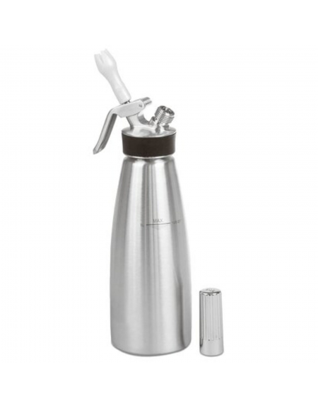 Sifone panna montata in acciaio inox, solo per preparazioni fredde - capacità lt. 1