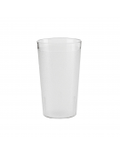 Bicchiere tumbler universale in SAN trasparente - capacità ml 150 - diametro cm 5,5 - altezza cm 9,5