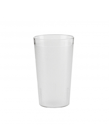 Bicchiere tumbler universale in SAN trasparente - capacità ml 150 - diametro cm 5,5 - altezza cm 9,5