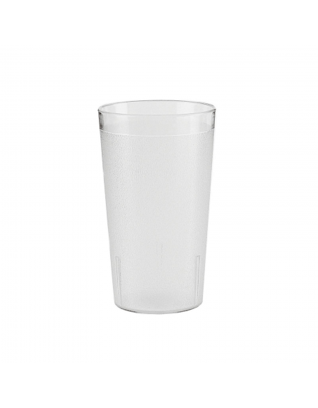 Bicchiere tumbler universale in SAN trasparente - capacità ml 150 - diametro cm 5,5 - altezza cm 9,5