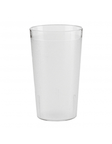Bicchiere tumbler universale in SAN trasparente - capacità ml 360 - diametro cm 7,5 - altezza cm 13