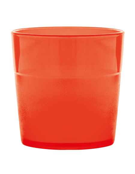 Bicchiere acqua in policarbonato - colore rosso - capacità ml 170 - diametro cm 7 - altezza cm 7