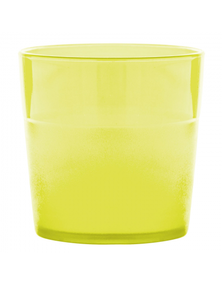 Bicchiere acqua in policarbonato - colore giallo - capacità ml 170 - diametro cm 7 - altezza cm 7
