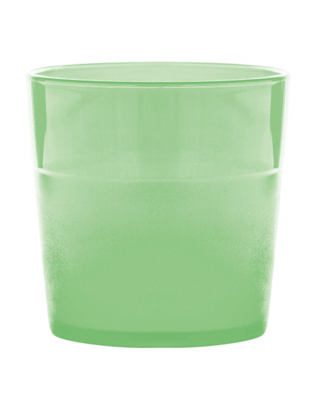 Bicchiere acqua in policarbonato - colore verde - capacità ml 170 - diametro cm 7 - altezza cm 7