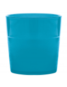 Bicchiere acqua in policarbonato - colore blu - capacità ml 170 - diametro cm 7 - altezza cm 7