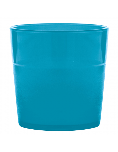 Bicchiere acqua in policarbonato - colore blu - capacità ml 170 - diametro cm 7 - altezza cm 7