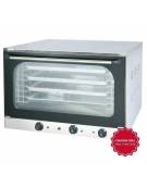 Forno a convenzione in acciaio inox ventilato con grill - 2 ventole e 2 resistenze - capacità 5 Teglie cm 60x40 ( incluse)