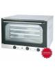 Forno a convenzione in acciaio inox ventilato con grill - 2 ventole e 2 resistenze - capacità 5 Teglie cm 60x40 ( incluse)