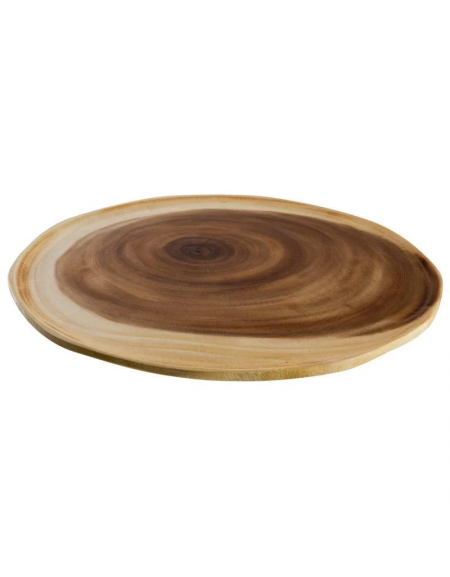 Tagliere rotondo in legno di acacia - diametro cm 24