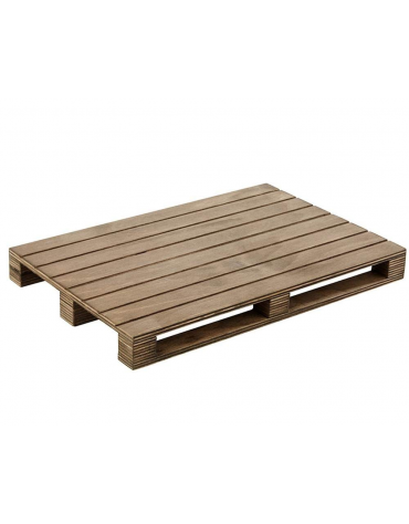 Tagliere mini pallet rettangolare in legno di betulla - cm 20x12x3h