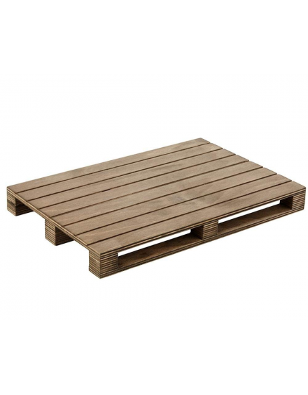 Tagliere mini pallet rettangolare in legno di betulla - cm 20x12x3h