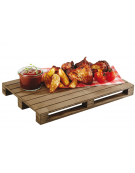 Tagliere mini pallet rettangolare in legno di betulla - cm 20x12x3h