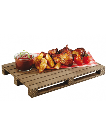 Tagliere mini pallet rettangolare in legno di betulla - cm 20x12x3h