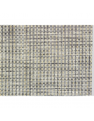 Set 6 tovagliette americane per colazione in poliestere e PVC - colore melange chiaro - cm 42x33