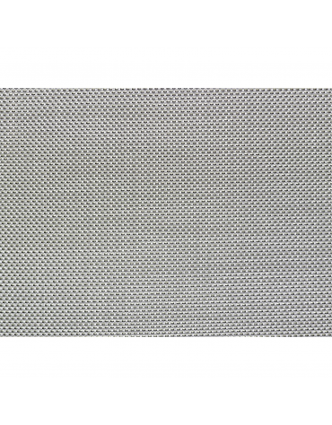 Set 6 tovagliette americane per colazione in poliestere e PVC - colore Grigio - cm 42x33