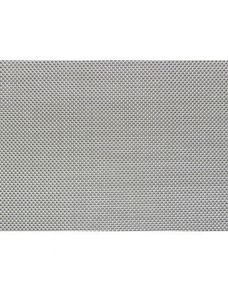 Set 6 tovagliette americane per colazione in poliestere e PVC - colore Grigio - cm 42x33